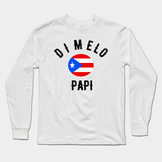 Puerto Rico Dimelo Papi Flag Gift Long Sleeve T-Shirt by OriginalGiftsIdeas